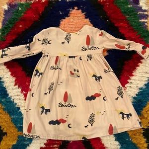 Bobo Choses sz 4-5 cotton long sleeve dress